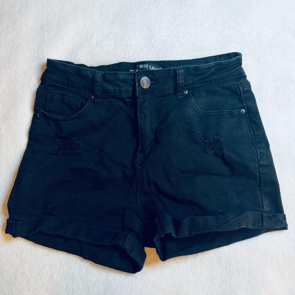 Stylish Black Denim Shorts for Women